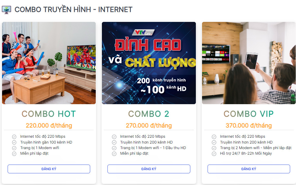 Lắp mạng cáp quang VTVcab Lắp mạng cáp quang VTVcab
